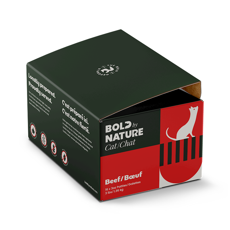 Bold by Nature - Cat Beef Patties