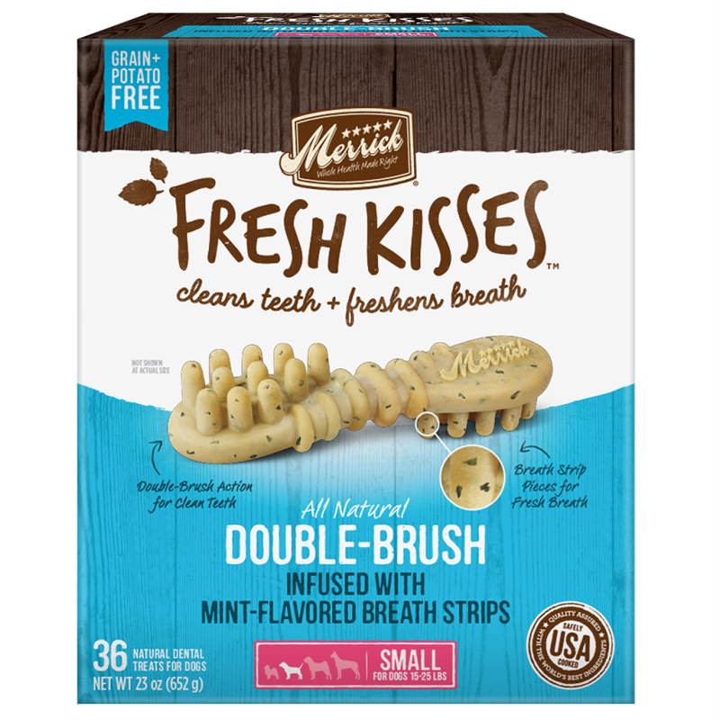 Merrick - Fresh Kisses - Mint Breath Strips Small Brush Value Box