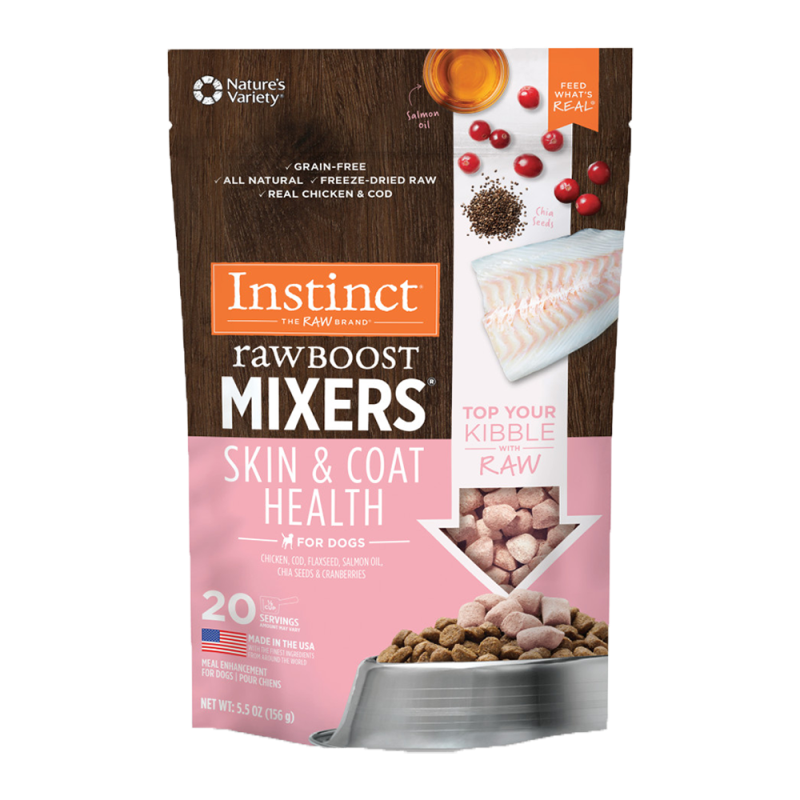 Instinct Raw Boost Mixers - Dog - Skin & Coat Health