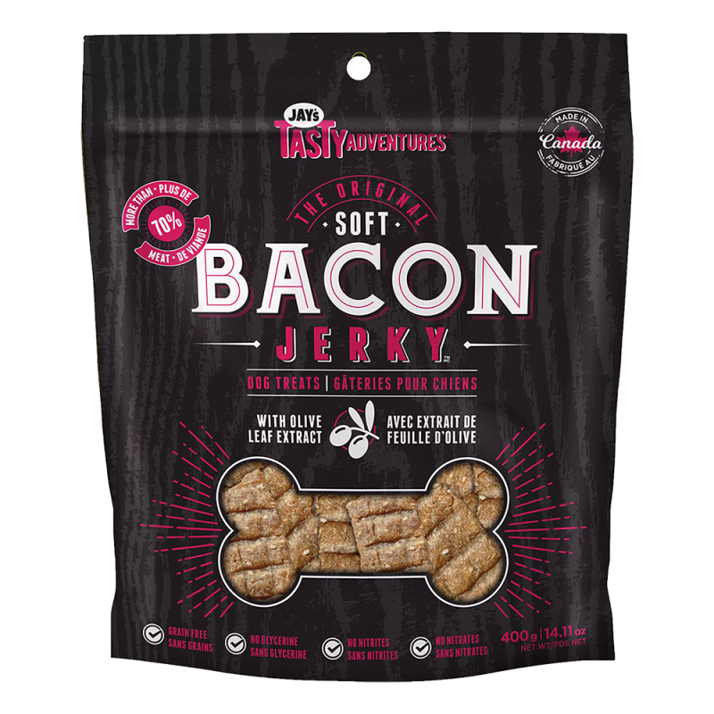 Jay's Tasty Adventures - Dog - Original Soft Bacon Jerky