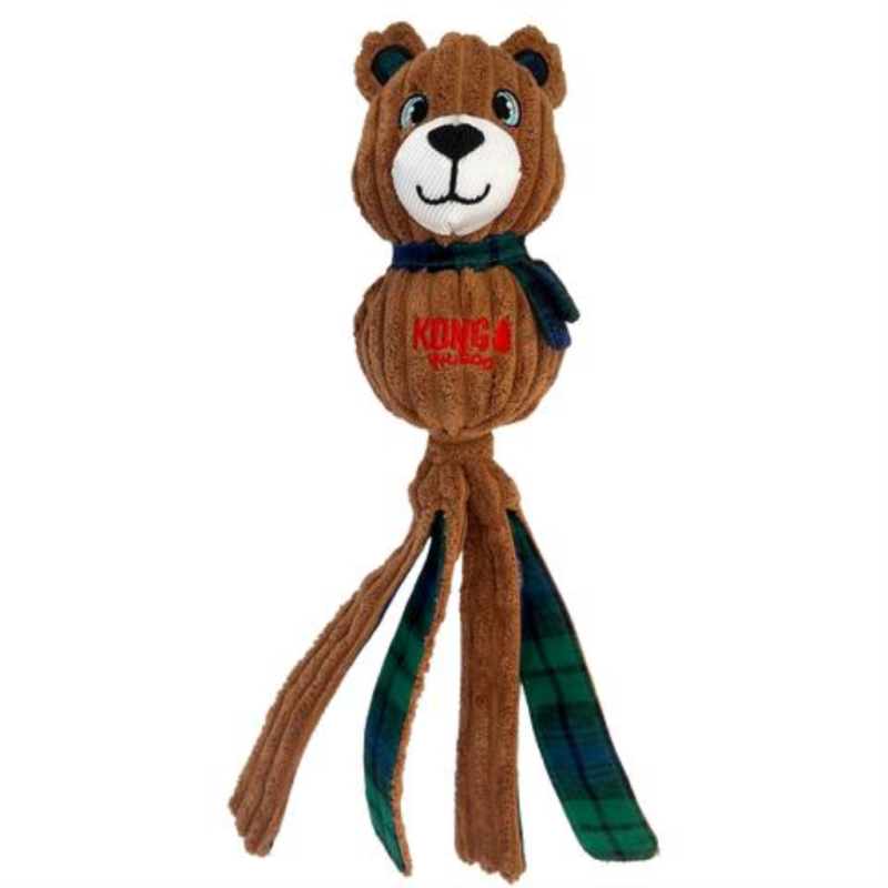 KONG - Dog - Holiday Wubba Corduroy Bear