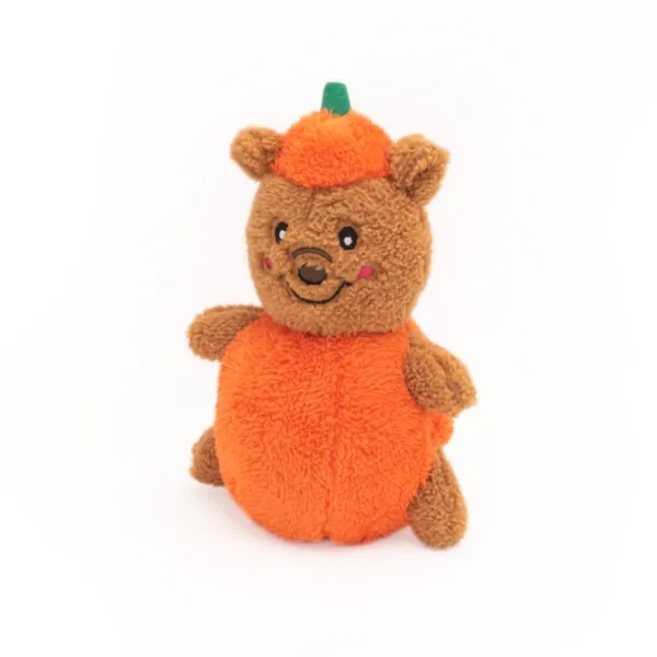 Zippy Paws - Halloween - Checky Chumz Pumpkin Bear