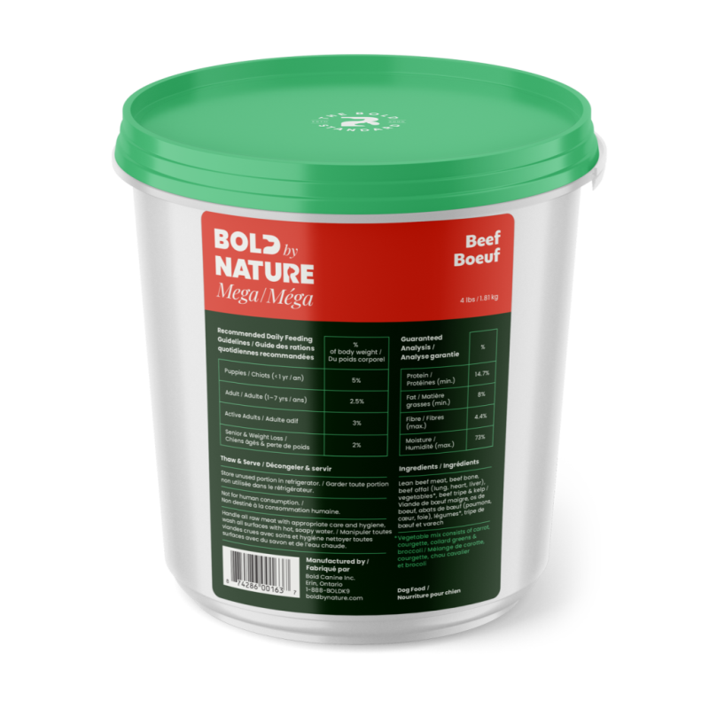 Bold by Nature - Mega - Beef Tub