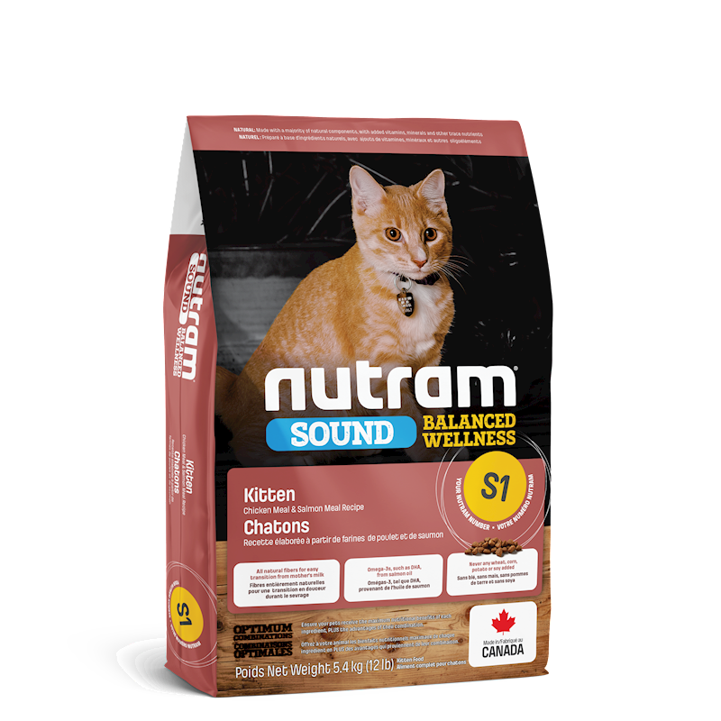 Nutram - Cat Sound Balanced Wellness Kitten (S1)