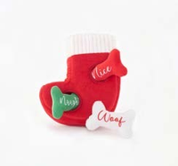 Zippy Paws - Holiday Burrow - Naughty Or Nice Stocking