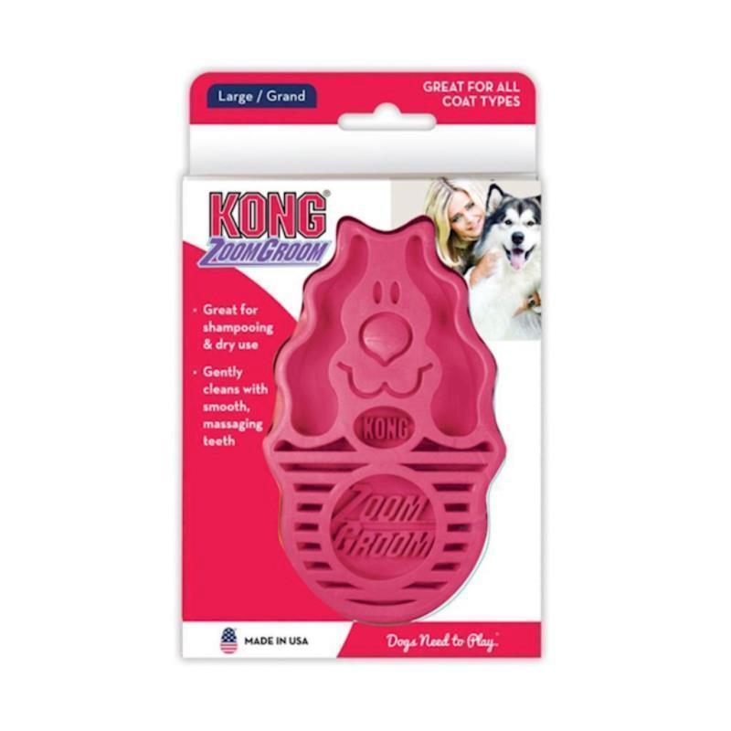 KONG - Dog Zoom Groom Raspberry