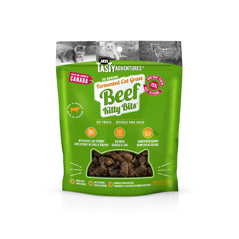 Jay - Fermented Cat Grass Beef Cat Treats