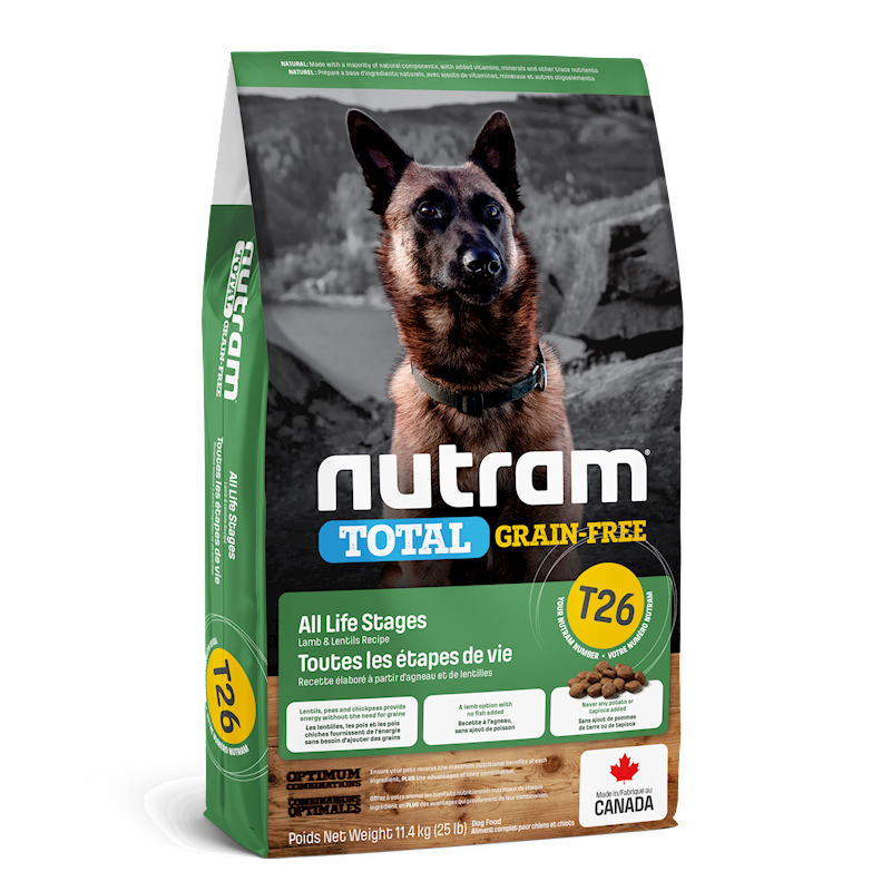Nutram - Dog Total Grain Free Lamb & Lentils (T26)