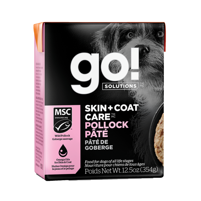 Petcurean - Go! - Dog Skin & Coat Pollock Pate