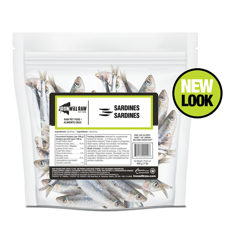 Iron Will Raw Dog Sardines