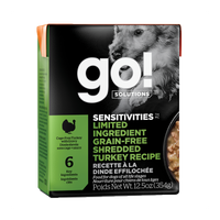 Petcurean - Go! - Dog Sensitivities Turkey Shredded