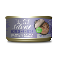 Tiki Cat - Silver - Mousse/Shreds Chicken, Duck & Duck Liver