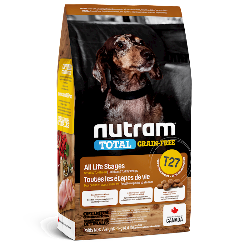 Nutram - Dog Total Grain Free Small Breed Chicken & Turkey (T27)