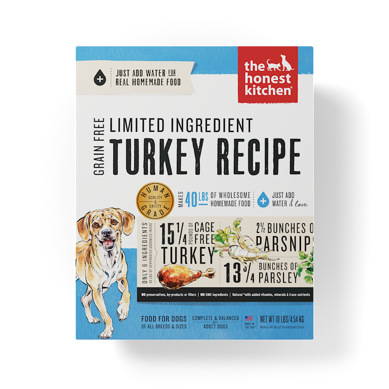 The Honest Kitchen - Dog LID Grain Free Turkey Box