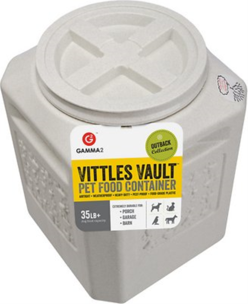 Petmate - Cat & Dog - Gamma2 Vittles Vault Outback Paw Prints