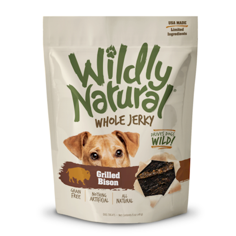 Fruitables - Dog Wildly Natural Dog Jerky Grilled Bison Strips