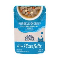 Natural Balance - Cat Platefulls - Mackerel & Sardine Morsels in Gravy