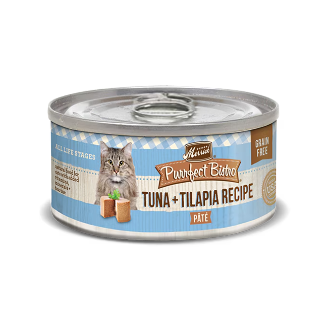 Merrick - Purrfect Bistro - Tuna & Tilapia Pate