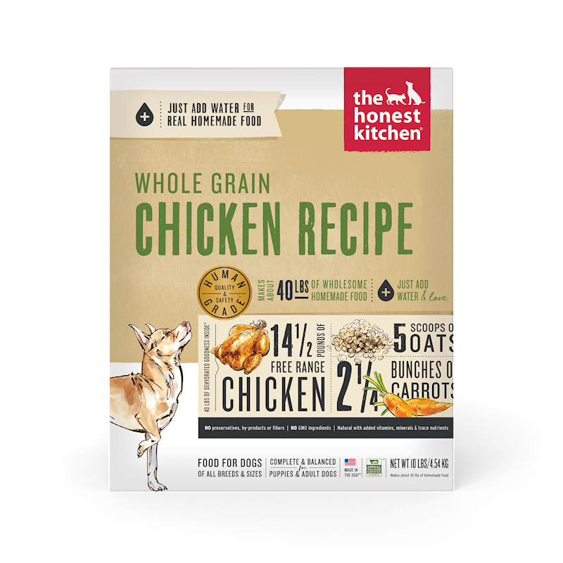 The Honest Kitchen - Dog - Dehydrated Whole Grain Chicken