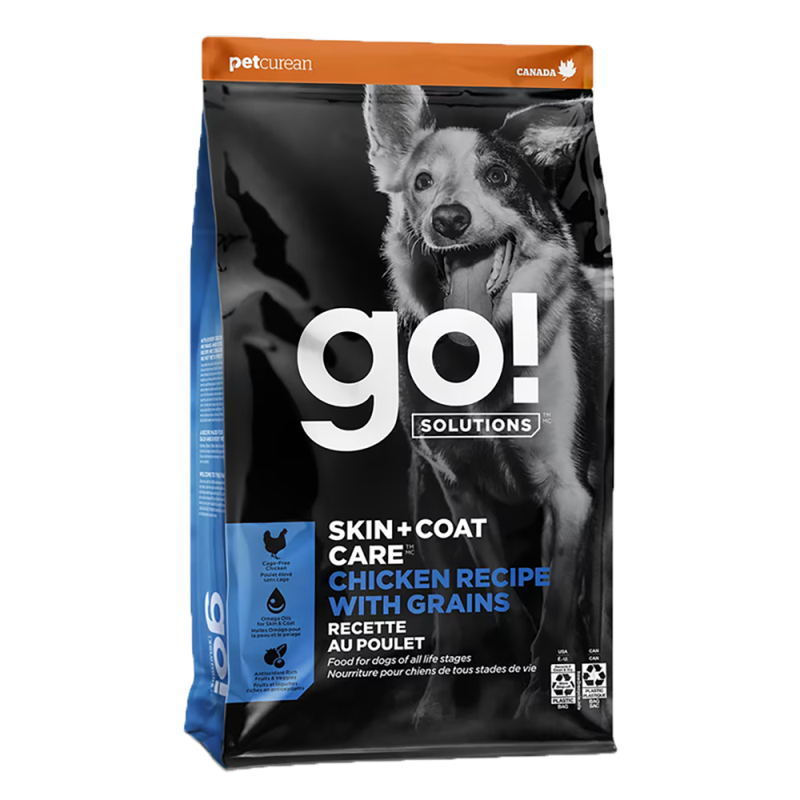 Go! Solutions - Dog - Skin & Coat Care Chicken Recipe with Grains