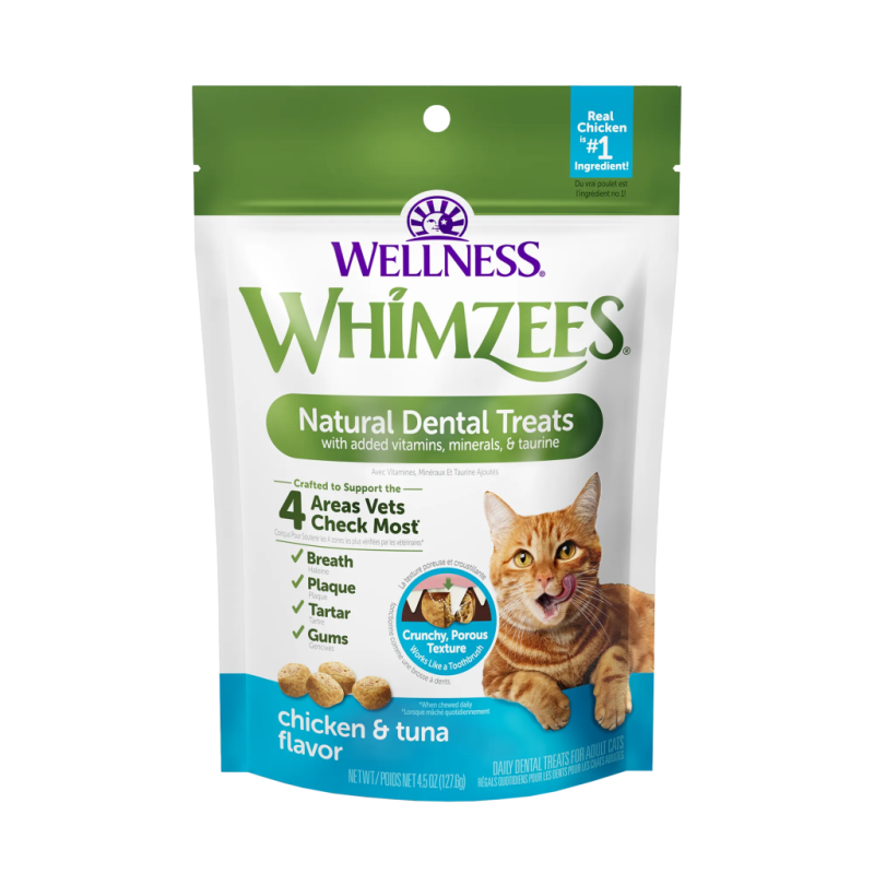 Whimzees - Cat Dental - Chicken & Tuna Treats