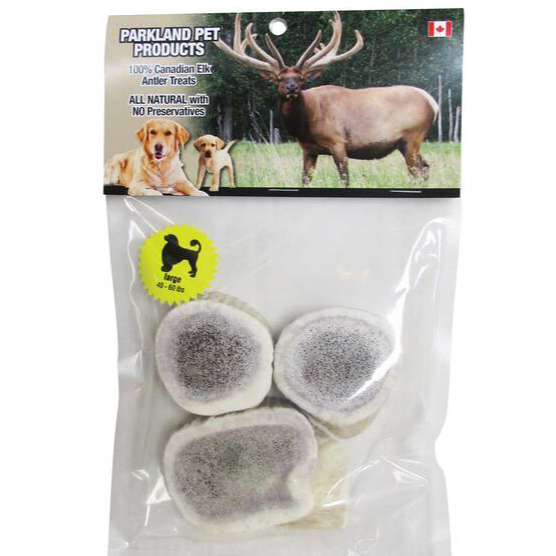 Parkland Pet Products - Dog - Hard Antler Disks Elk