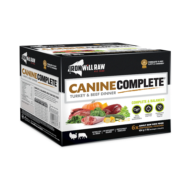 Iron Will Raw Dog Complete Turkey & Beef Dinner 6
