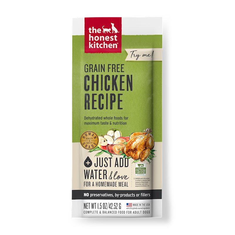 The Honest Kitchen - Dog Grain Free Chicken Single Serve (10)