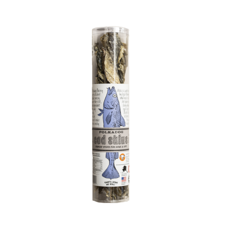 Polkadog - Cod Skin Jerky Tube