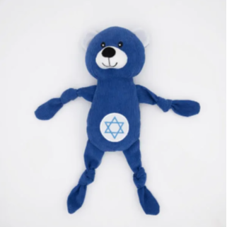 Zippy Paws - Hanukkah Corduroy Cuddlerz - Bear