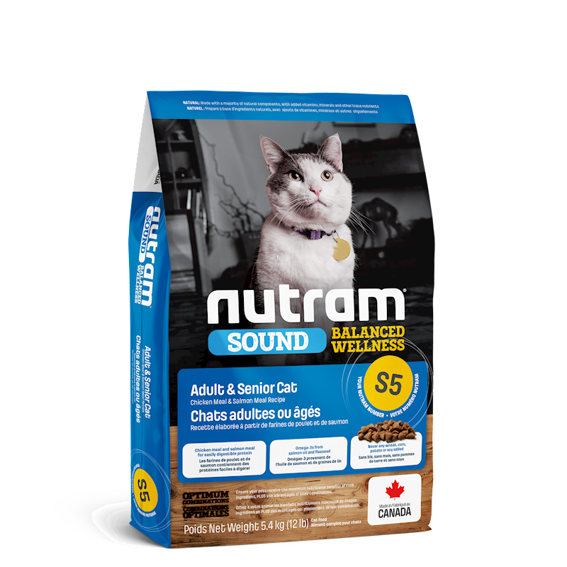 Nutram - Cat Sound Balanced Wellness Senior (S5)