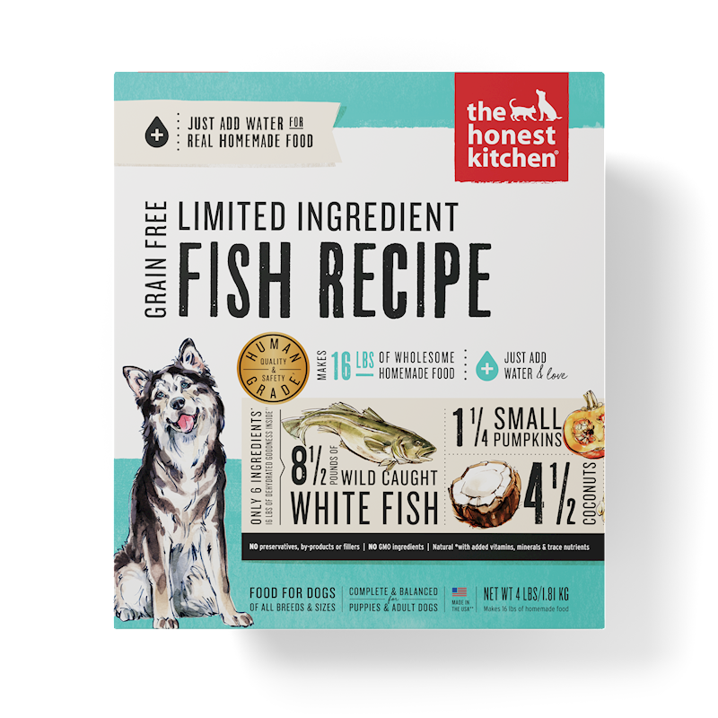 The Honest Kitchen - Dog LID Grain Free Fish Box