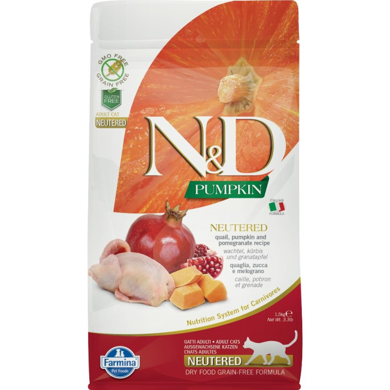 Farmina - Cat N&D Pumpkin & Quail Neutered