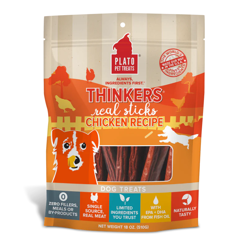 Plato - Dog Thinkers Sticks Chicken