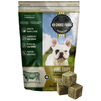 K9 Choice Foods - Dog - Pure Fine Green Beef Tripe