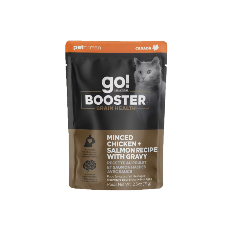 Petcurean - Go! - Cat Booster - Brain Health Chicken & Salmon
