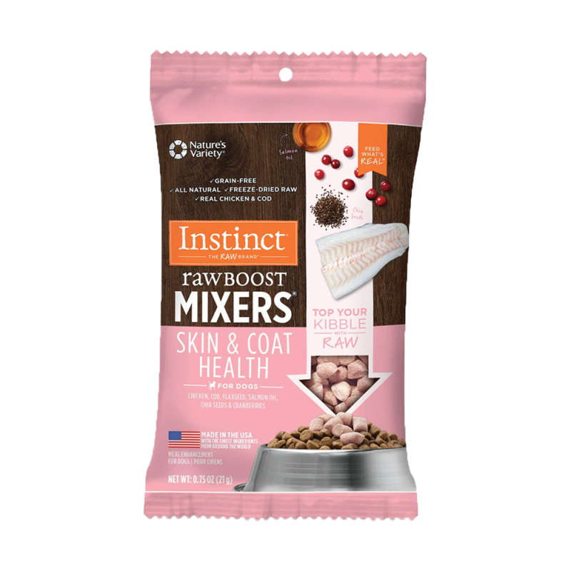 Instinct Raw Boost Mixers - Dog - Skin & Coat Health