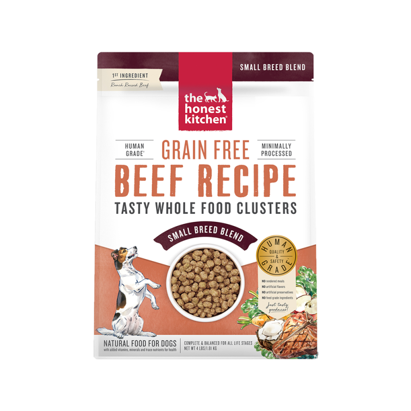 The Honest Kitchen - Whole Food Clusters - Dog Breed Grain Free Beef