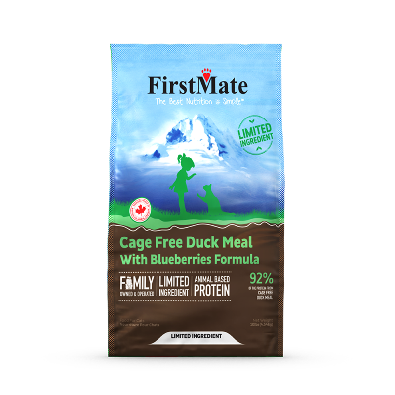 FirstMate - Cat - Limited Ingredient Grain Free Cage Free Duck & Blueberries