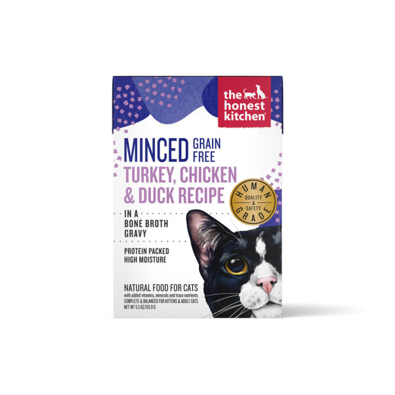 The Honest Kitchen - Cat Minced Turkey, Chicken & Duck