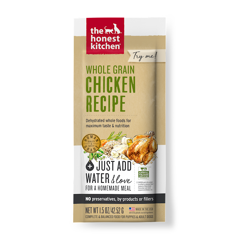 The Honest Kitchen - Dog Whole Grain Chicken Single Serve (10)