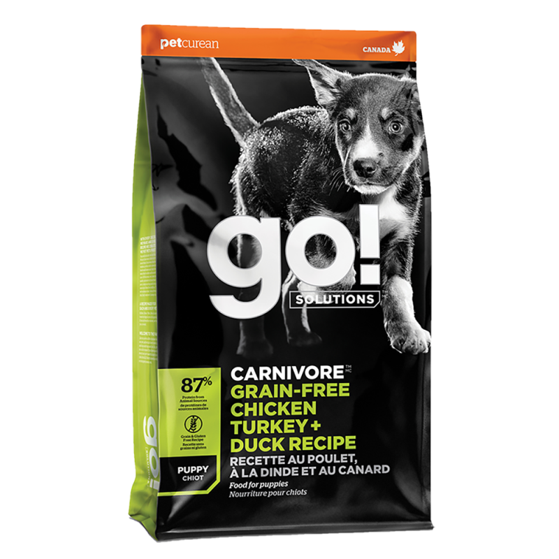 Go! Solutions - Dog - Carnivore Grain Free Puppy Chicken, Turkey & Duck Recipe