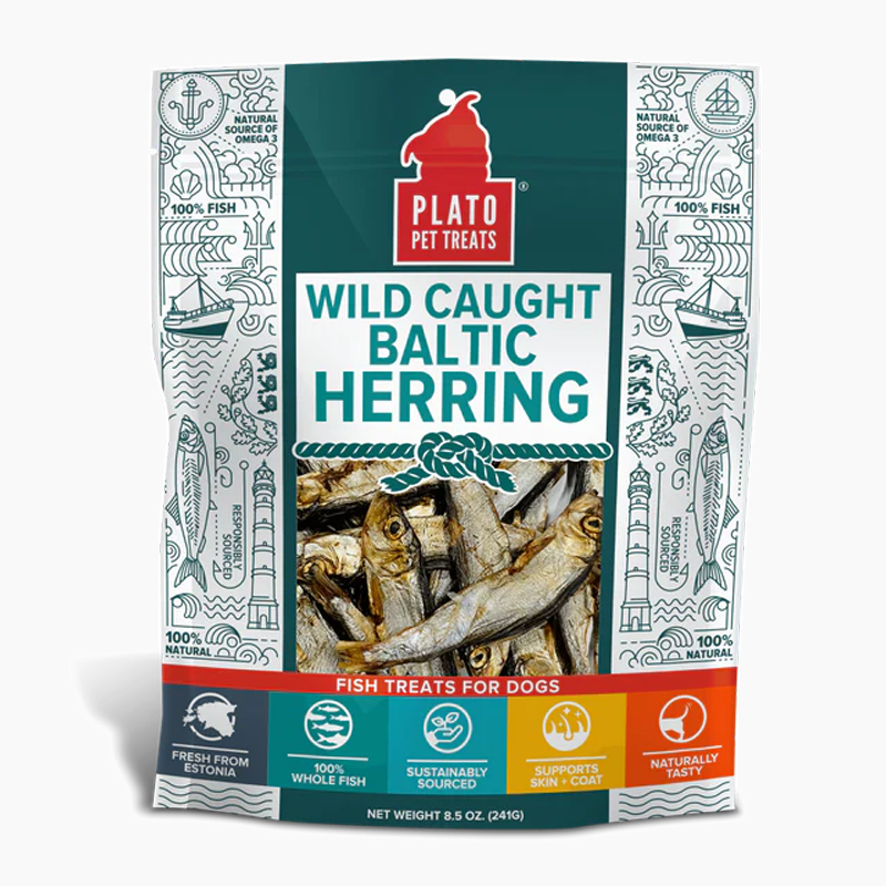Plato - Dog - Single Ingredient Treats Wild Caught Baltic Herring