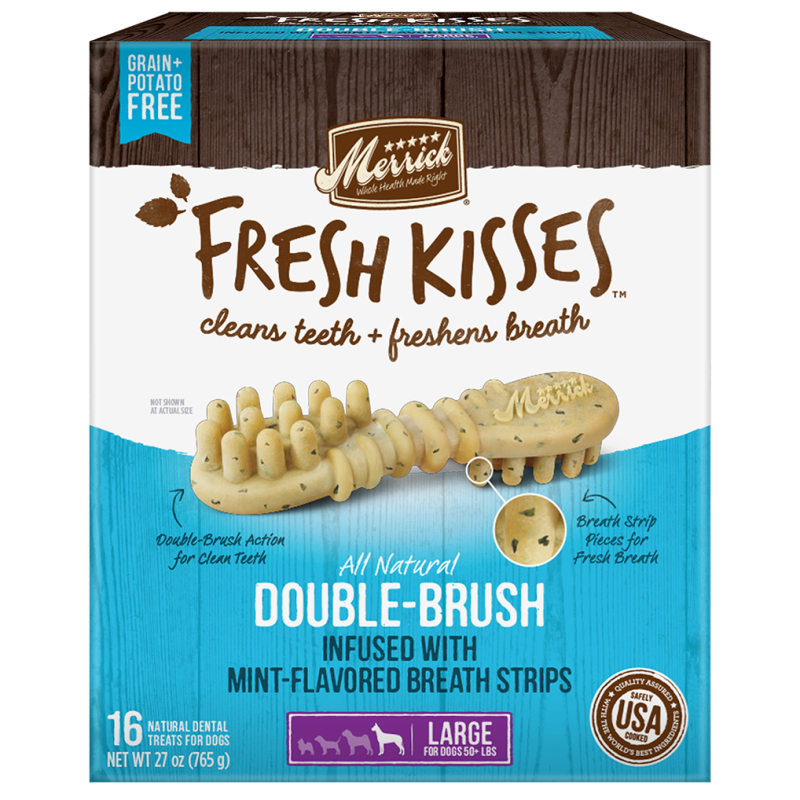 Merrick - Fresh Kisses - Mint Breath Strips Large Brush Value Box