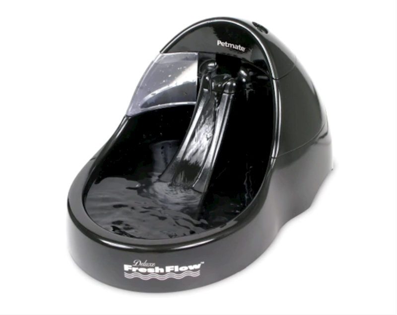 Petmate - Deluxe Fresh Flow Pet Fountain Black