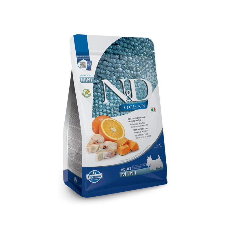 Farmina - Dog N&D Ocean Cod, Pumpkin & Orange Adult