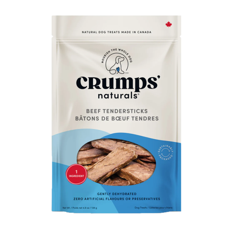 Crumps' Naturals - Dog - Single Ingredient Tendersticks - Beef