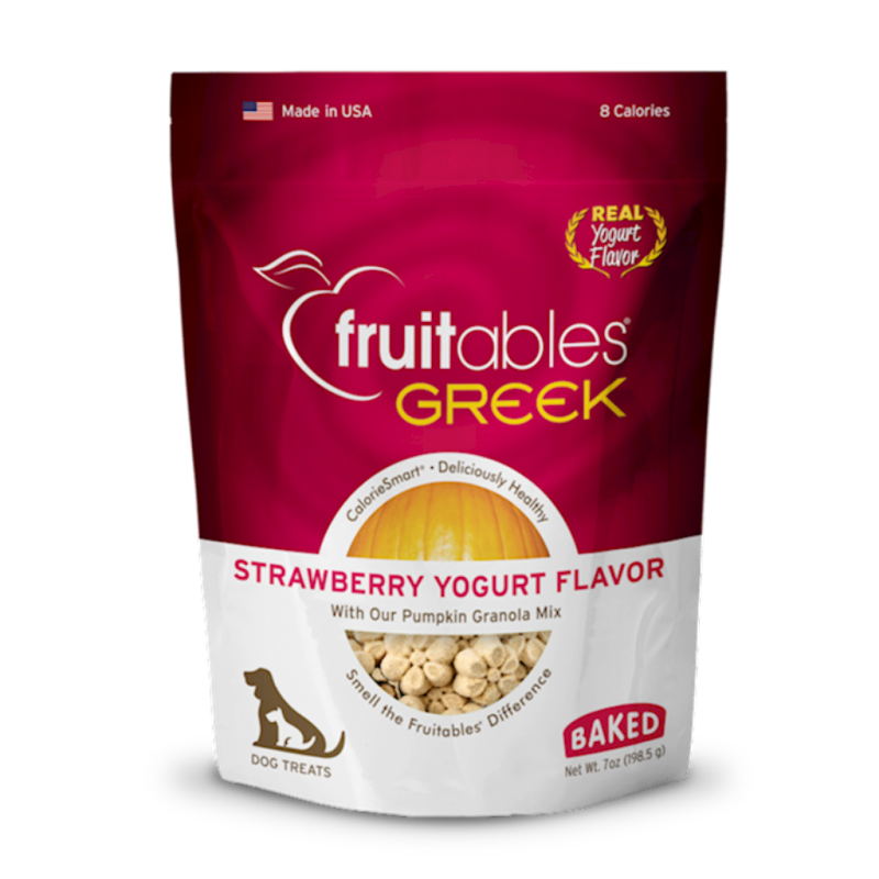 Fruitables - Dog Greek Strawberry Yogurt Crunchy Treats