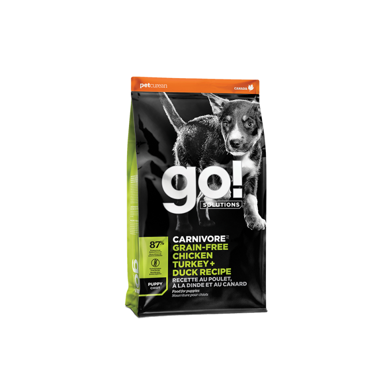 Petcurean - Go! - Dog Carnivore Chicken, Turkey, Duck Puppy