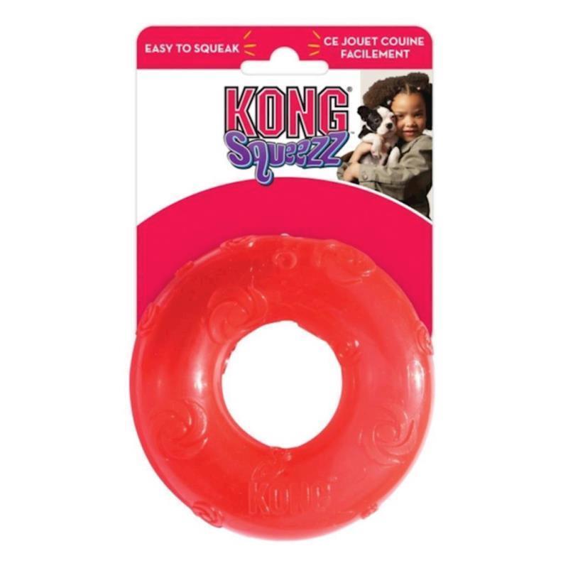 KONG - Dog Squeezz Ring Assorted